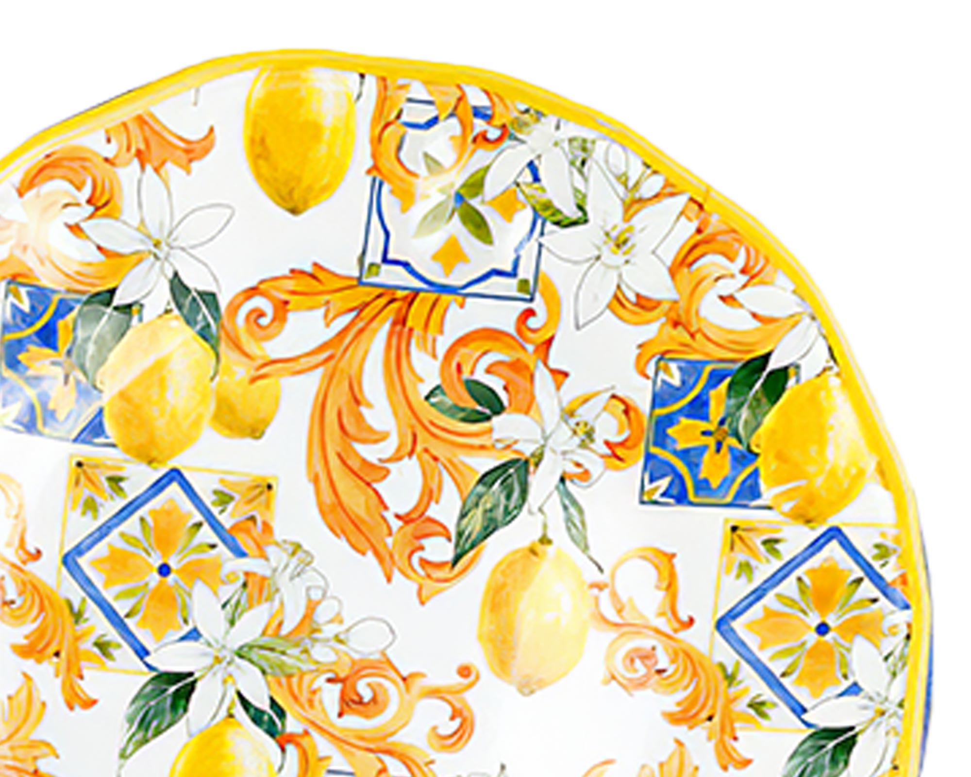 Piatto Da Dessert In Melamina Lemon - immagine 2