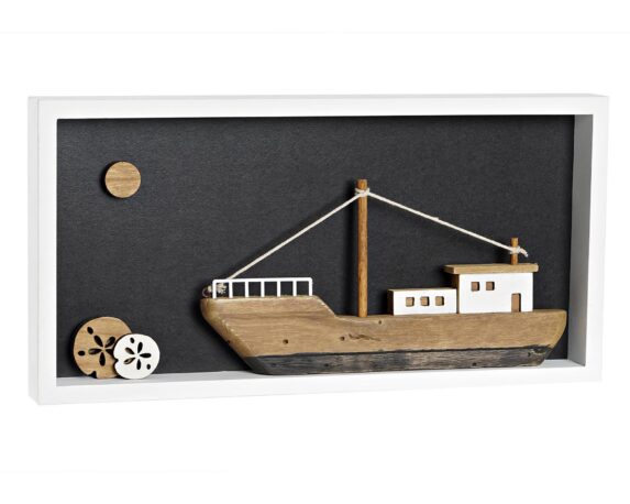 Quadro con Barca in Legno – Item