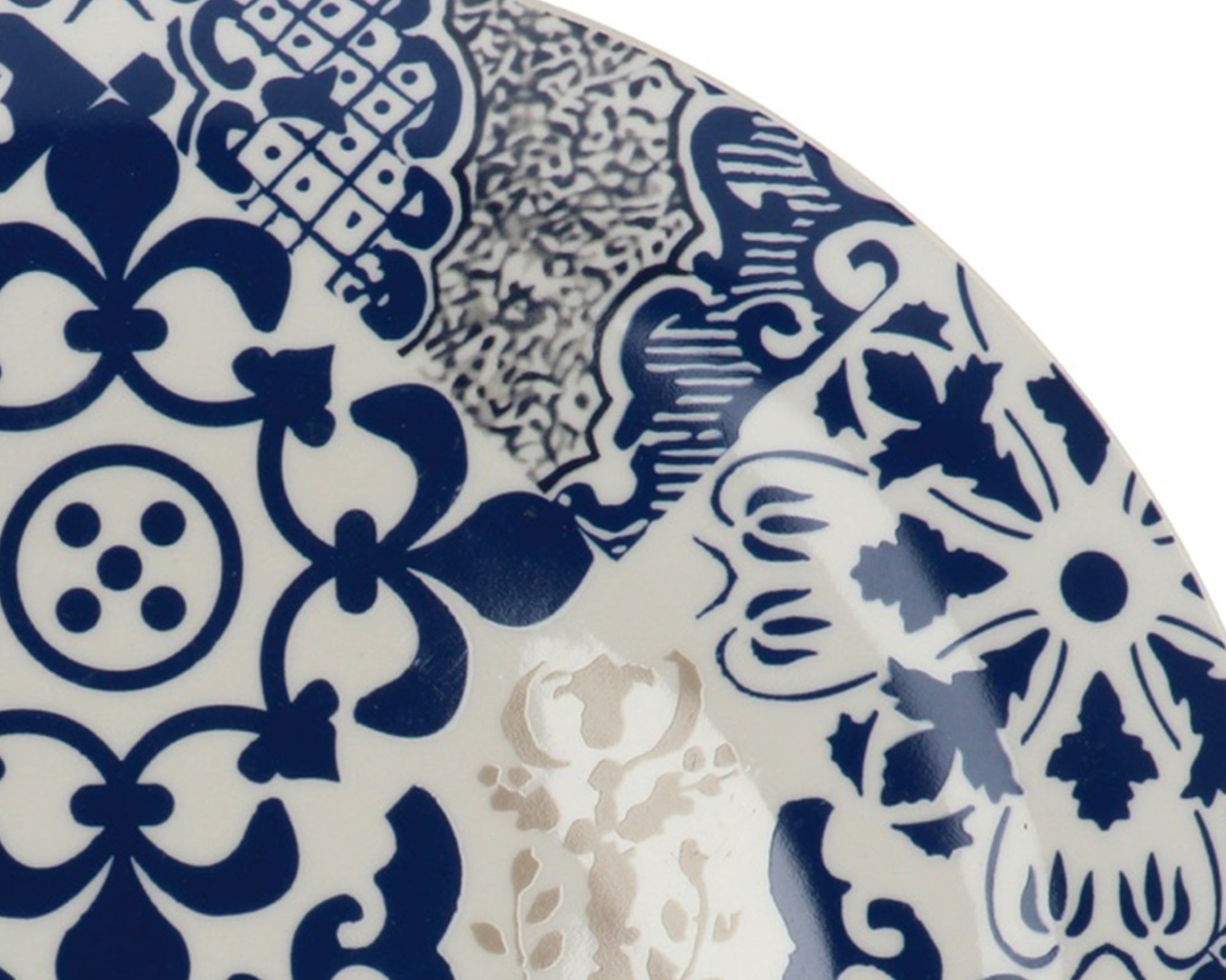 Set 18 Pz Piatto Maiolica Di Ceramica - immagine 2