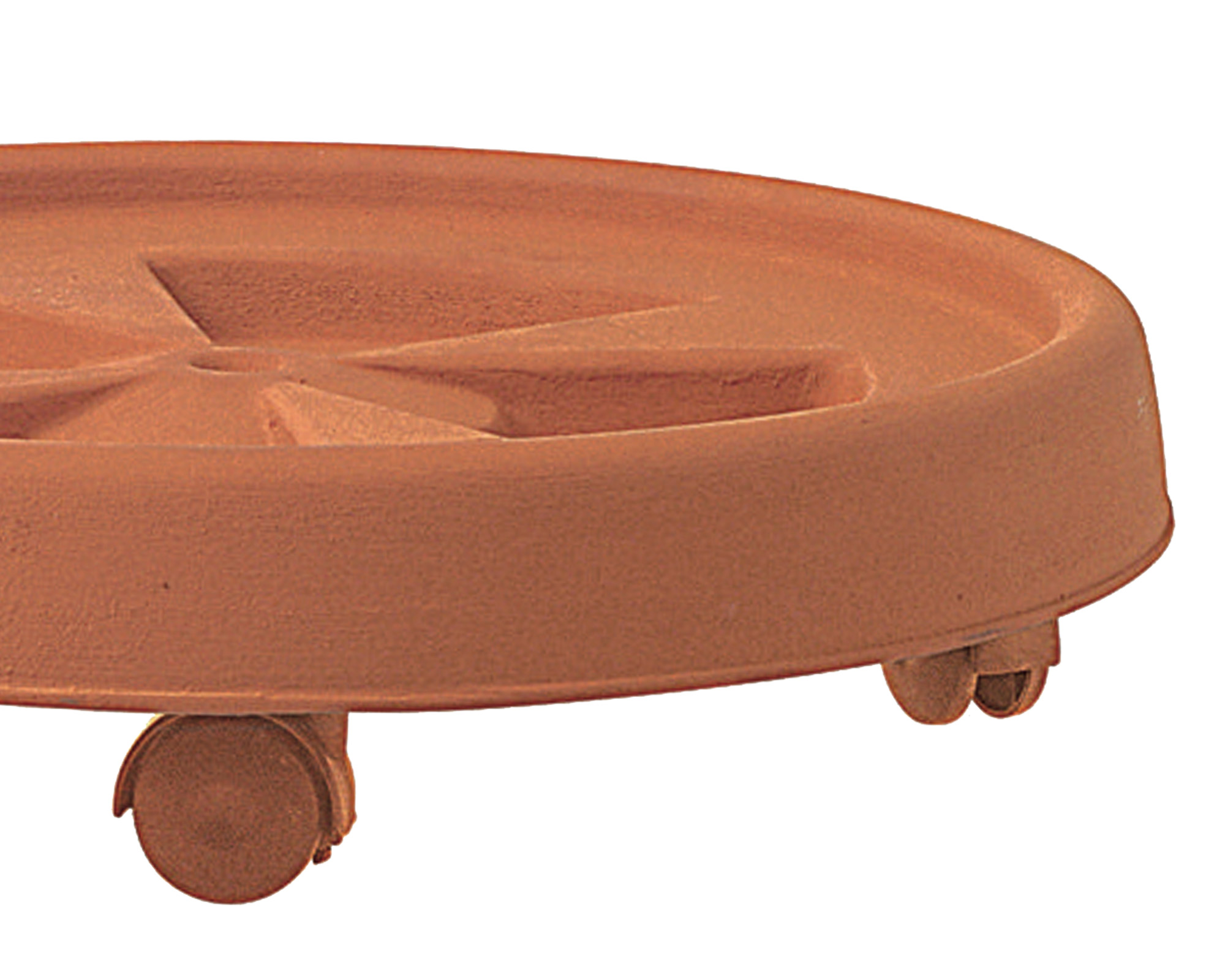Sottovaso Con Ruote Pegaso Terracotta - immagine 2