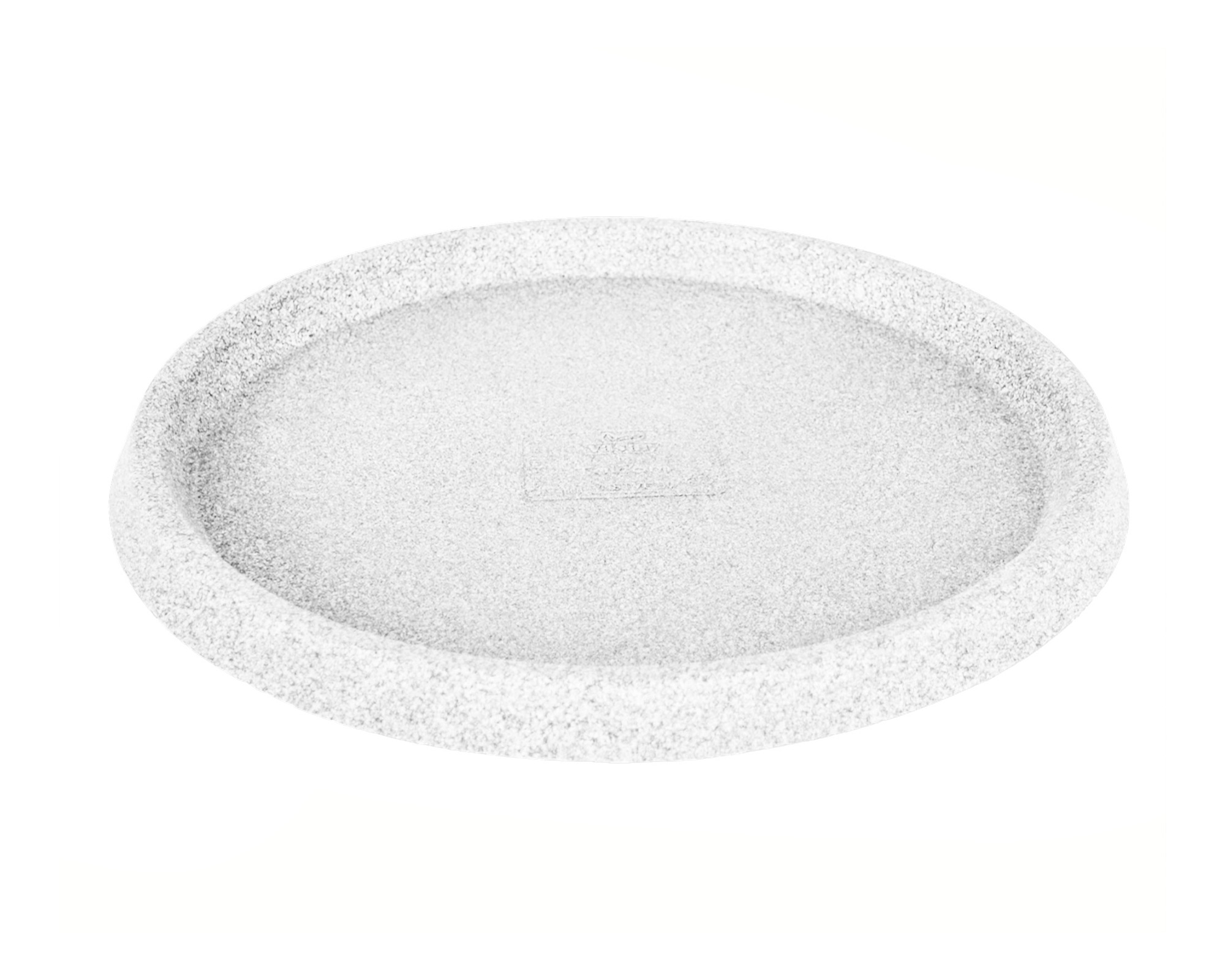 Sottovaso Circolare Con Rialzo Bianco Perla