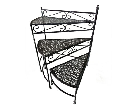 Scaletta Porta Piante Nero