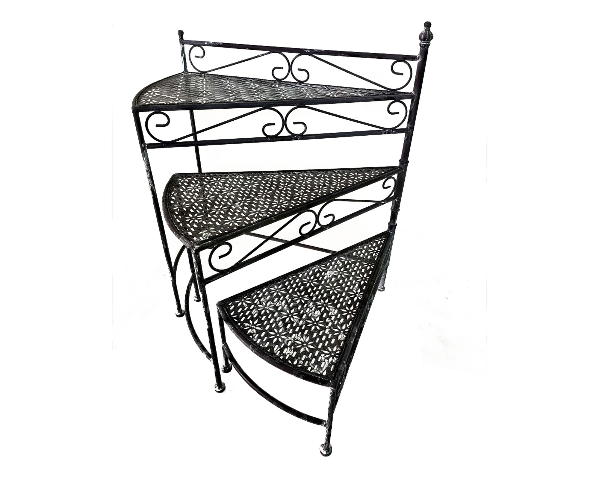 Scaletta Porta Piante Nero