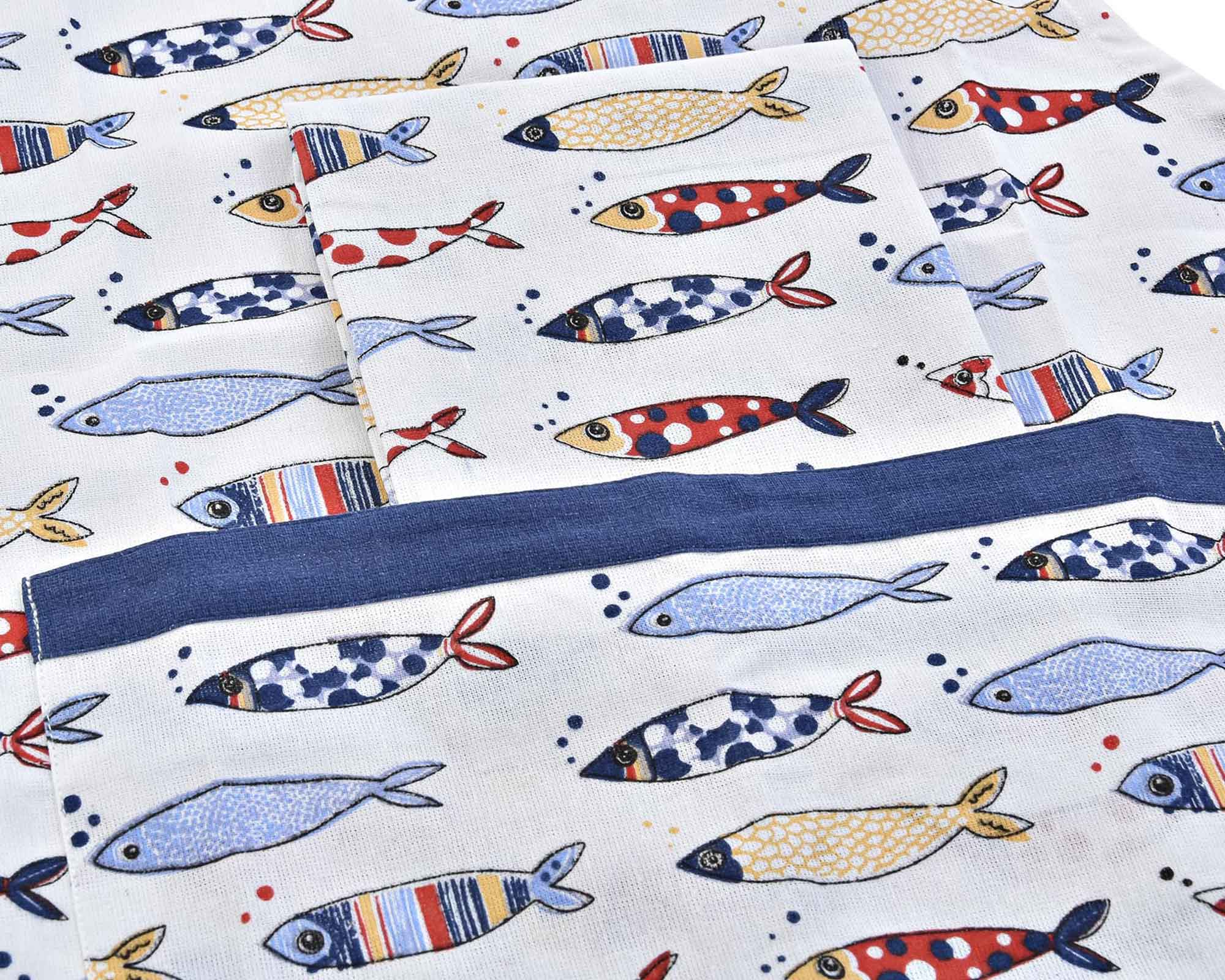 Set 2 Pz Grembiule Costa in Cotone - Item - immagine 3