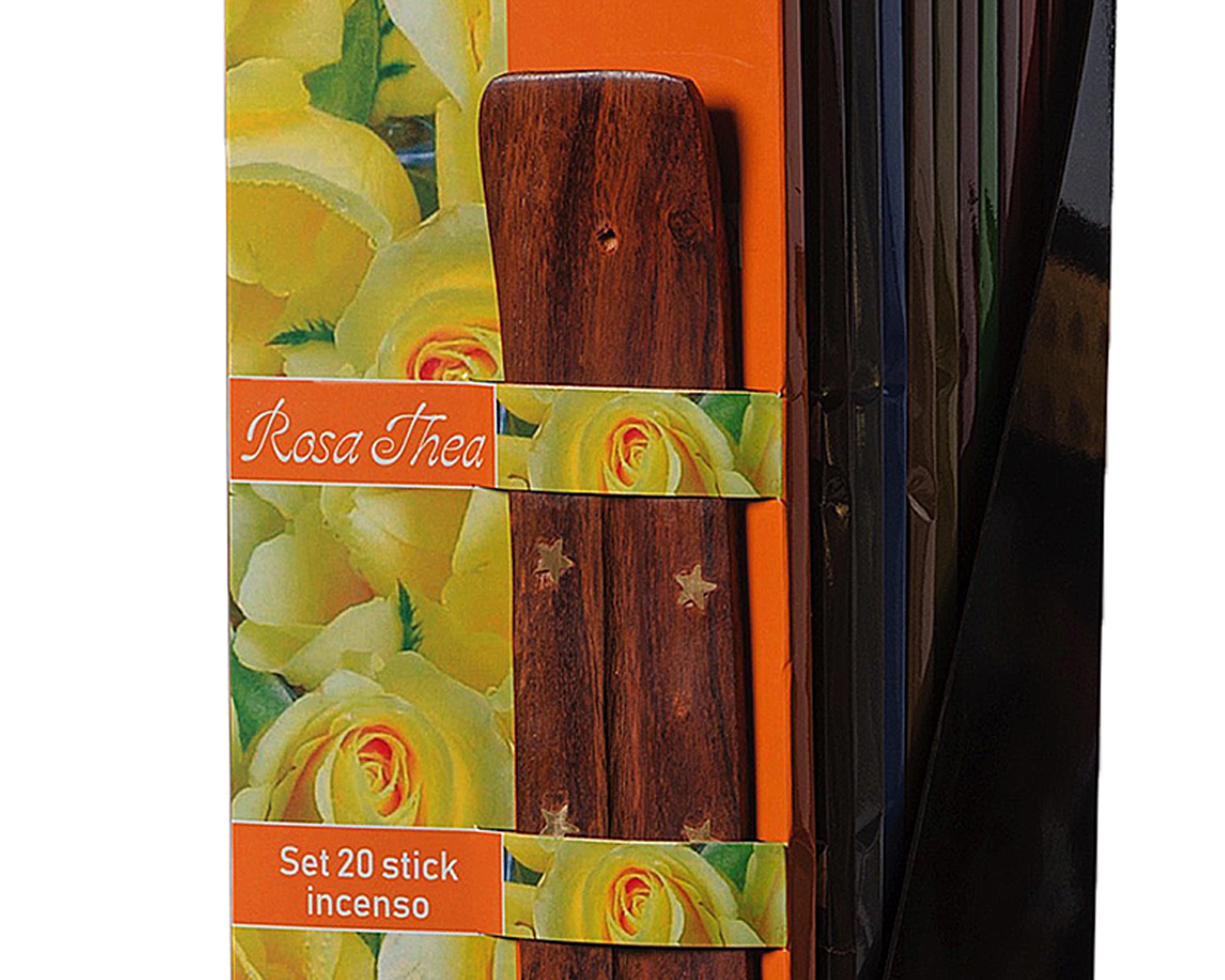 Set Porta Incenso Con Stick In Legno - immagine 2