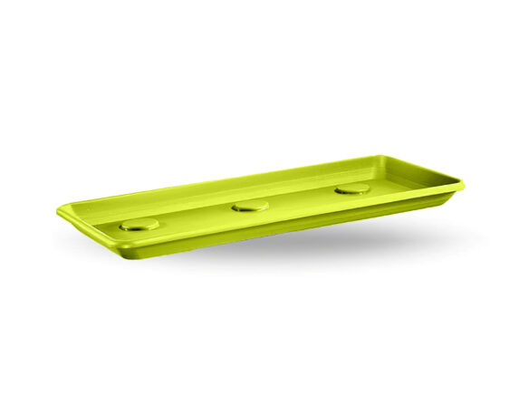 Sottocasetta Rettangolare Athea Verde Tiglio 50cm in Plastica