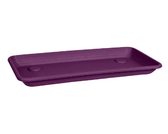 Sottofioriera Rettangolare Athea Viola 80cm in Plastica