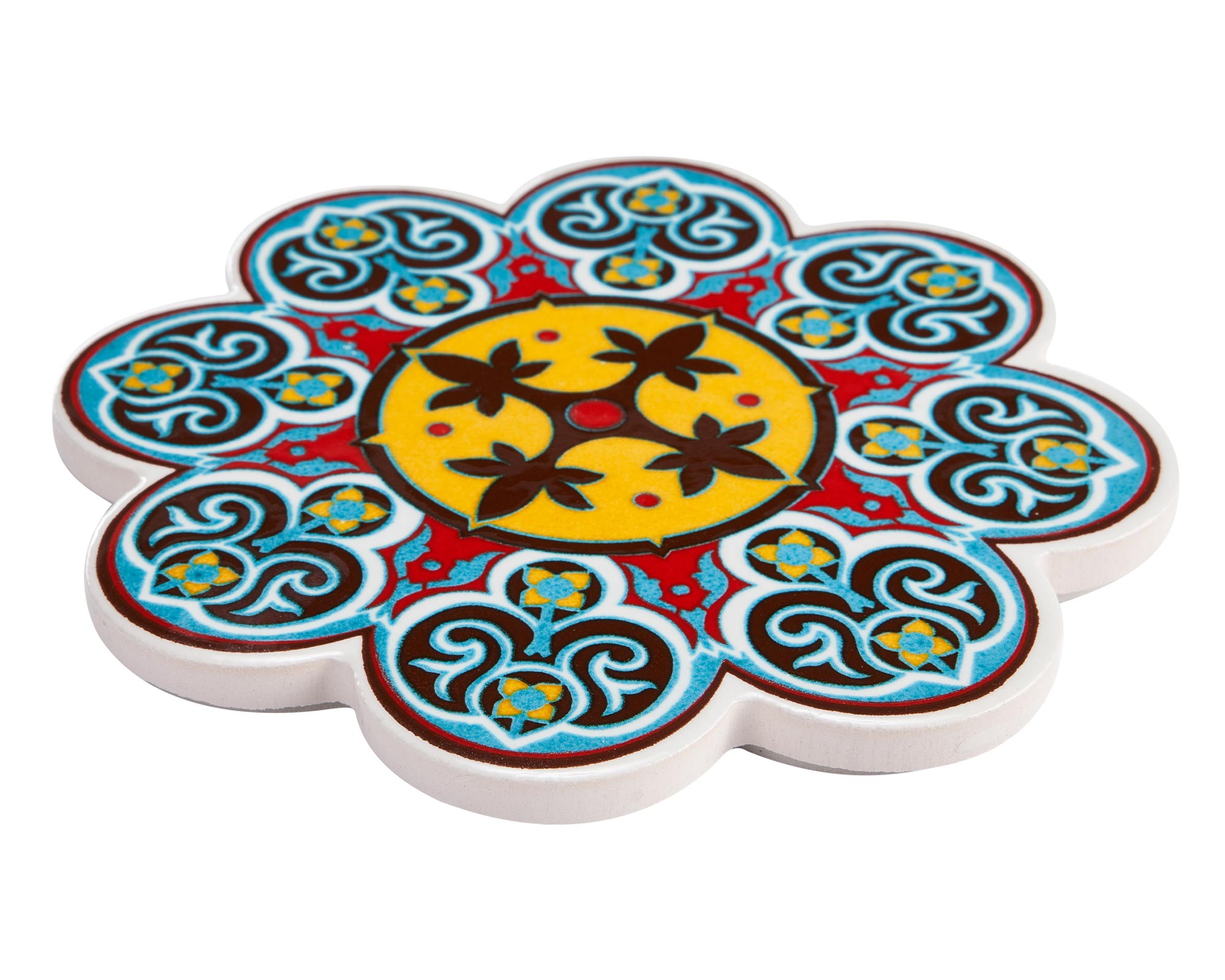 Sottopentola Smerlato Fondo Maioliche In Ceramica