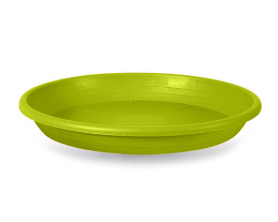 Sottovaso Cilindrico Verde Anice D37cm in Plastica