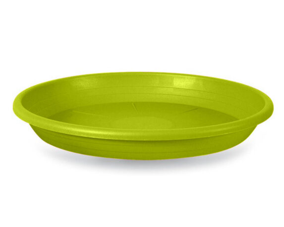 Sottovaso Cilindrico Verde Anice D42cm in Plastica