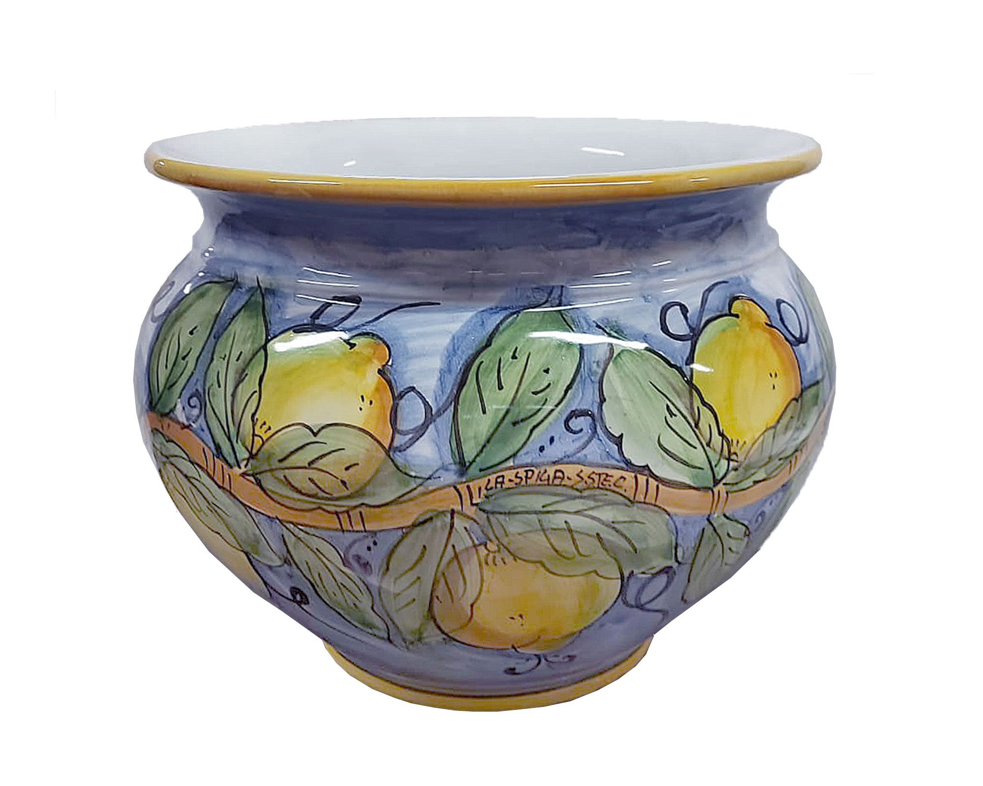 Cachepot Con Decoro Limoni