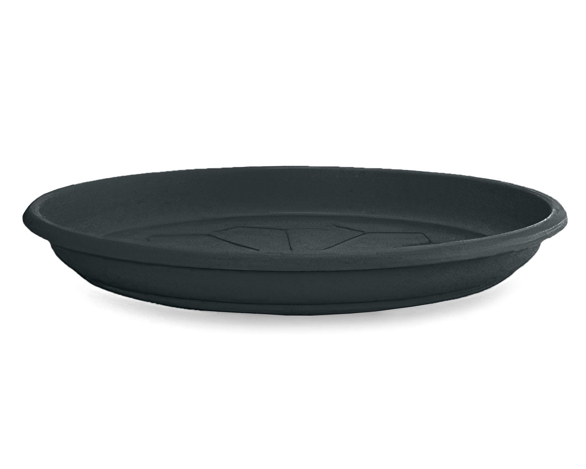 Sottovaso Naxos Tondo Antracite D48cm in Plastica