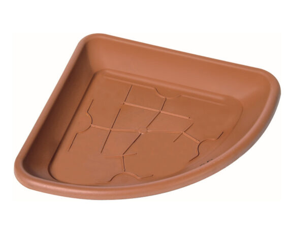 Sottovaso Da Angolo 57cm in Plastica