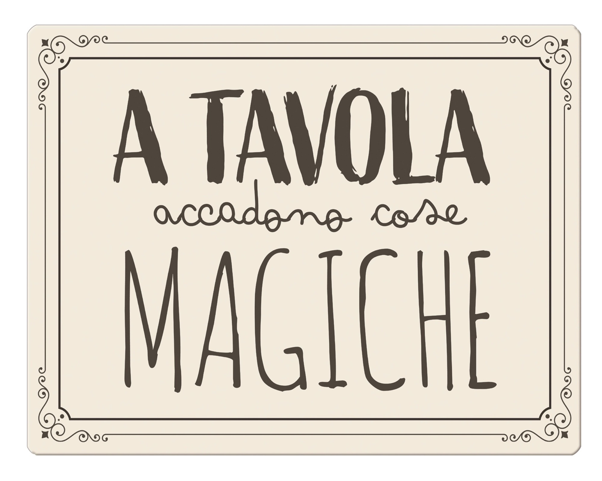Tovaglietta Rettangolare Con Frase Allegre - immagine 4