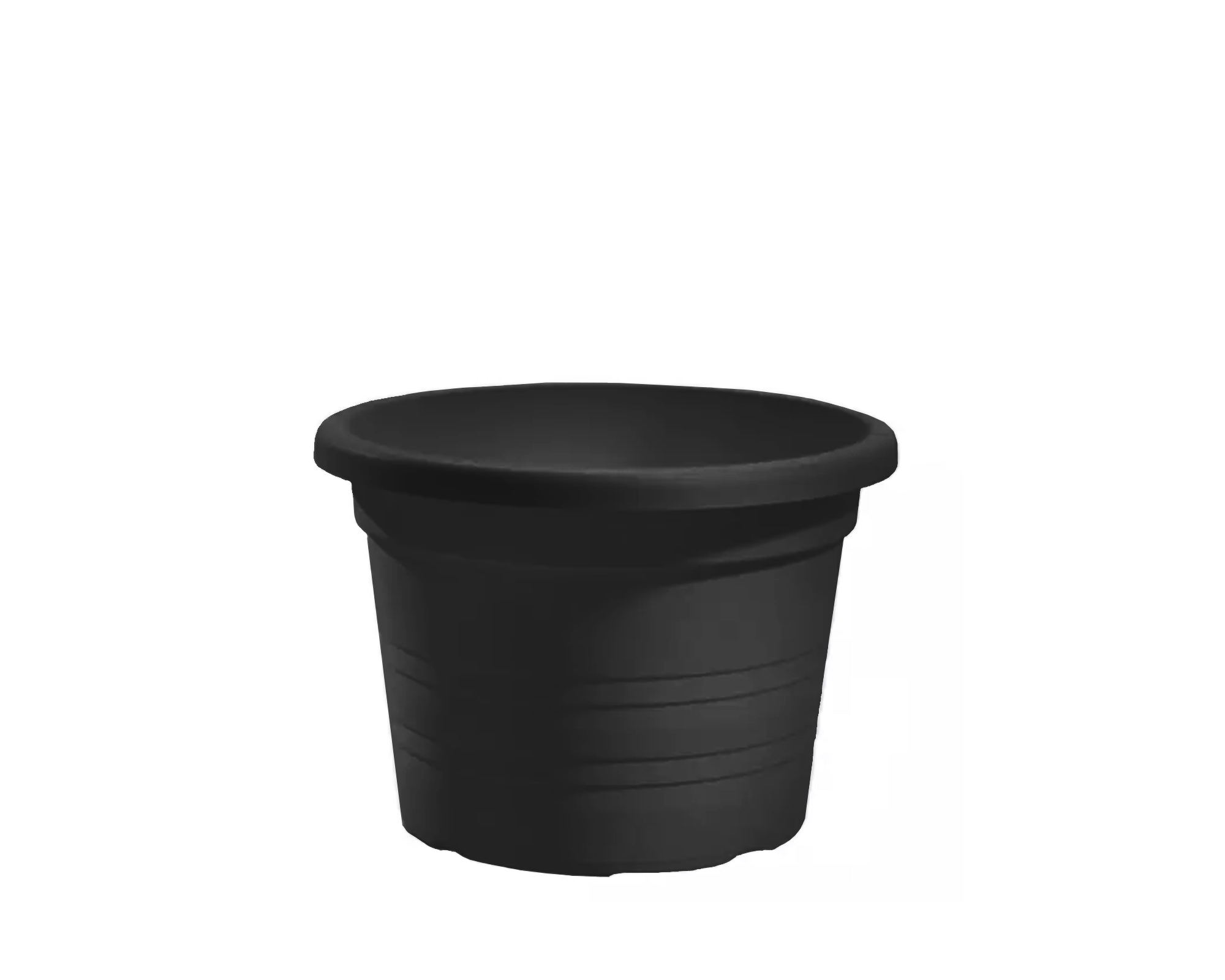 Vaso Cilindro Antracite D18cm in Plastica