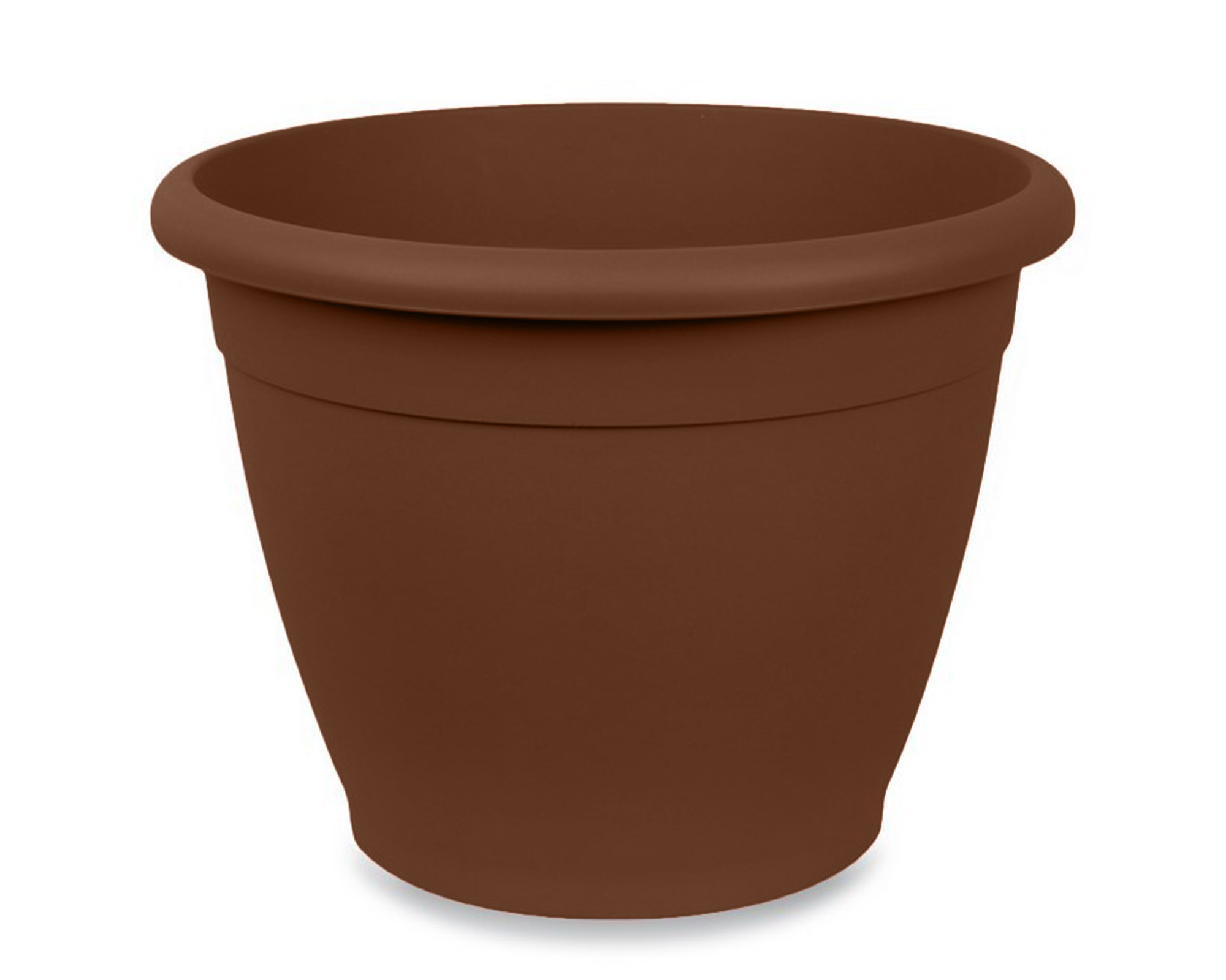Vaso Naxos Tondo Bronzo D52cm in Plastica