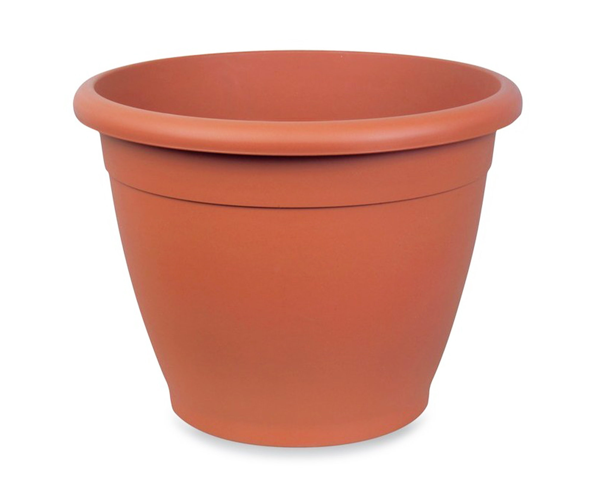 Vaso Naxos Tondo Terracotta D52cm in Plastica - Veca