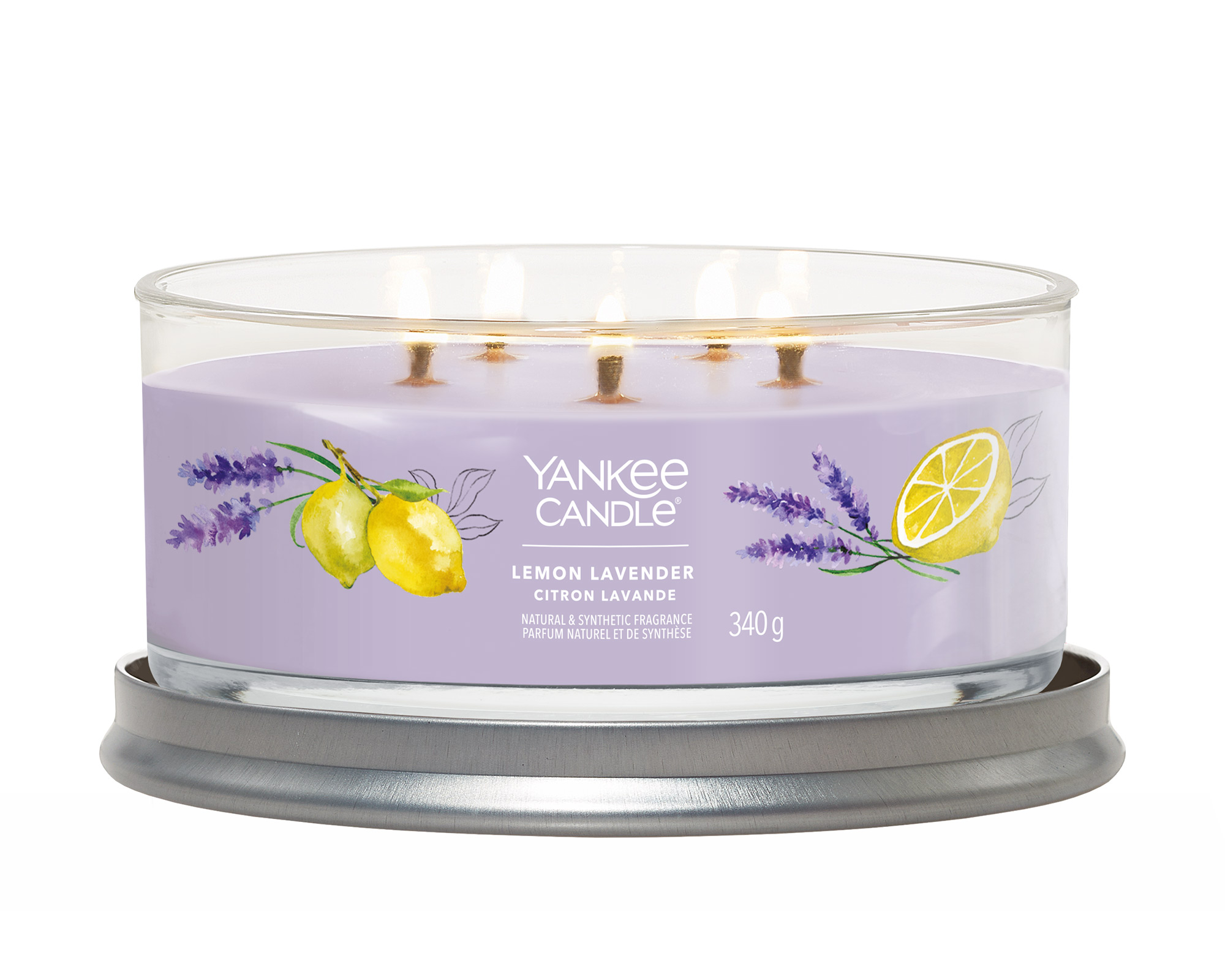 Candela Tumbler Piccola a 5 stoppini Lemon Lavender - Yankee
