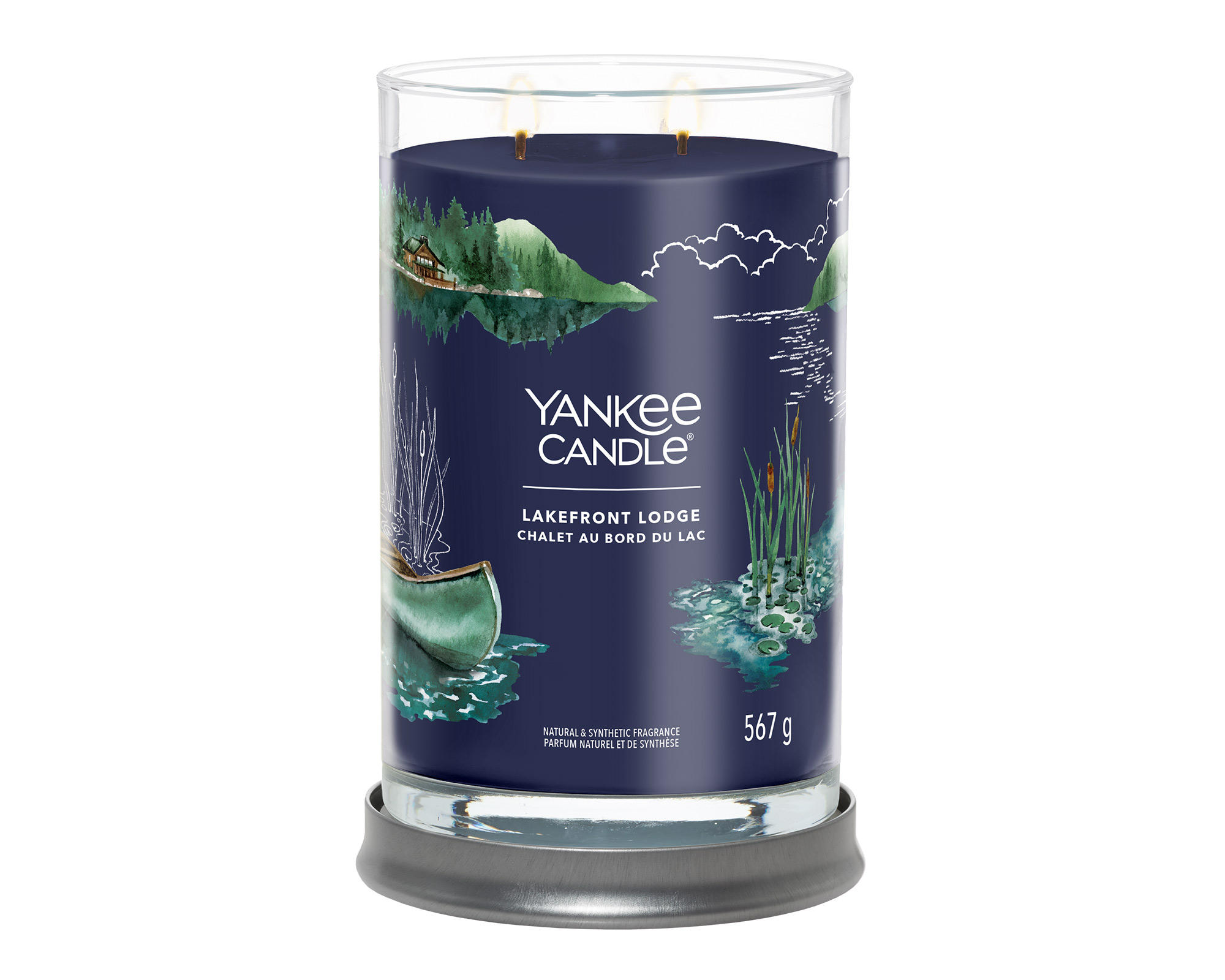 Candela Tumbler Grande Lakefront Lodge - Yankee Candle - immagine 2