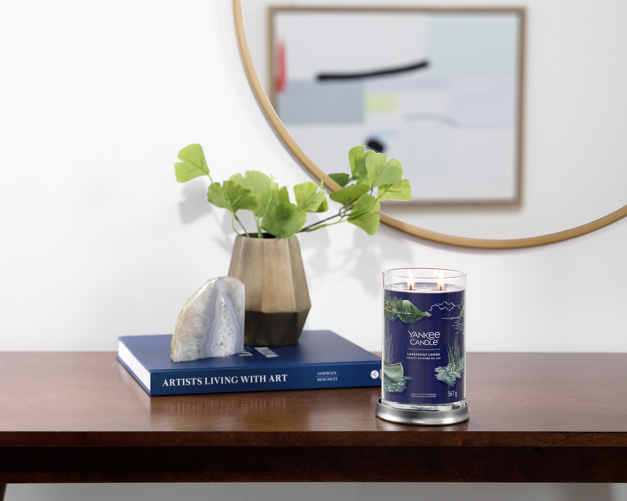 Candela Tumbler Grande Lakefront Lodge - Yankee Candle - immagine 8