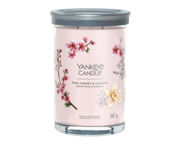 Candela Tumbler Grande Pink Cherry & Vanilla – Yankee Candle