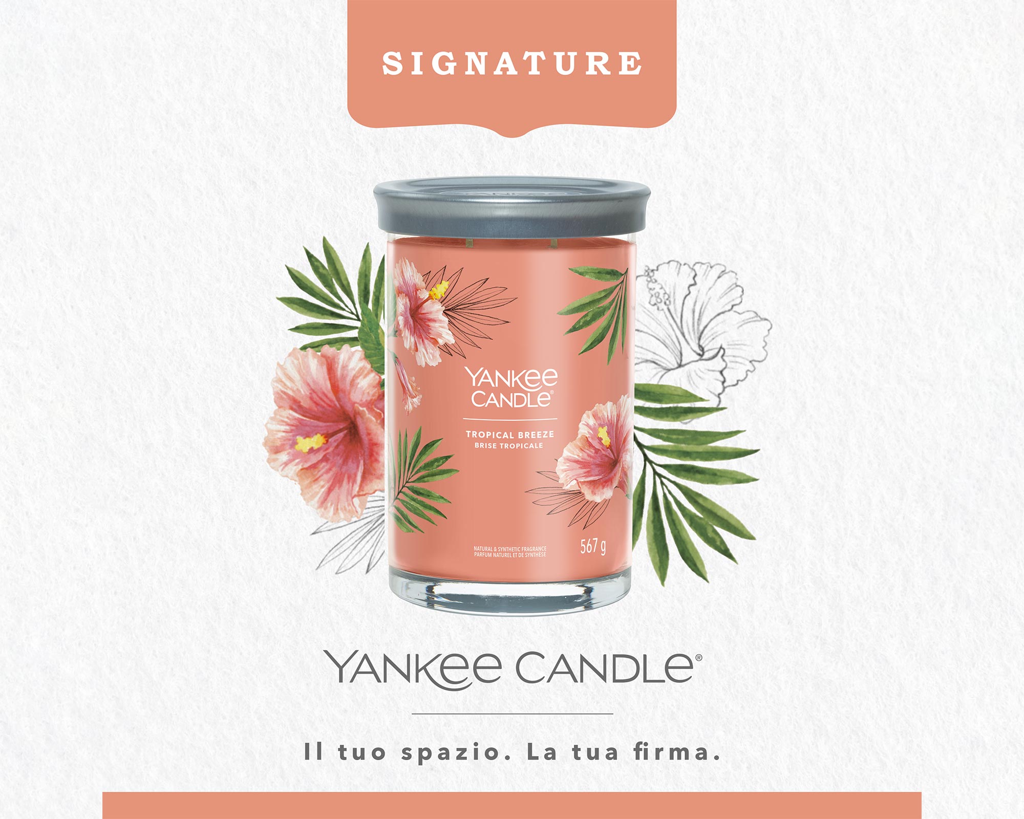 Candela Tumbler Grande Tropical Breeze - Yankee Candle - immagine 3