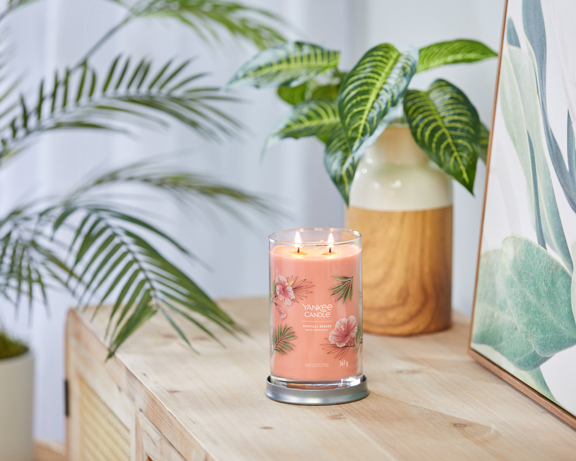 Candela Tumbler Grande Tropical Breeze - Yankee Candle - immagine 8