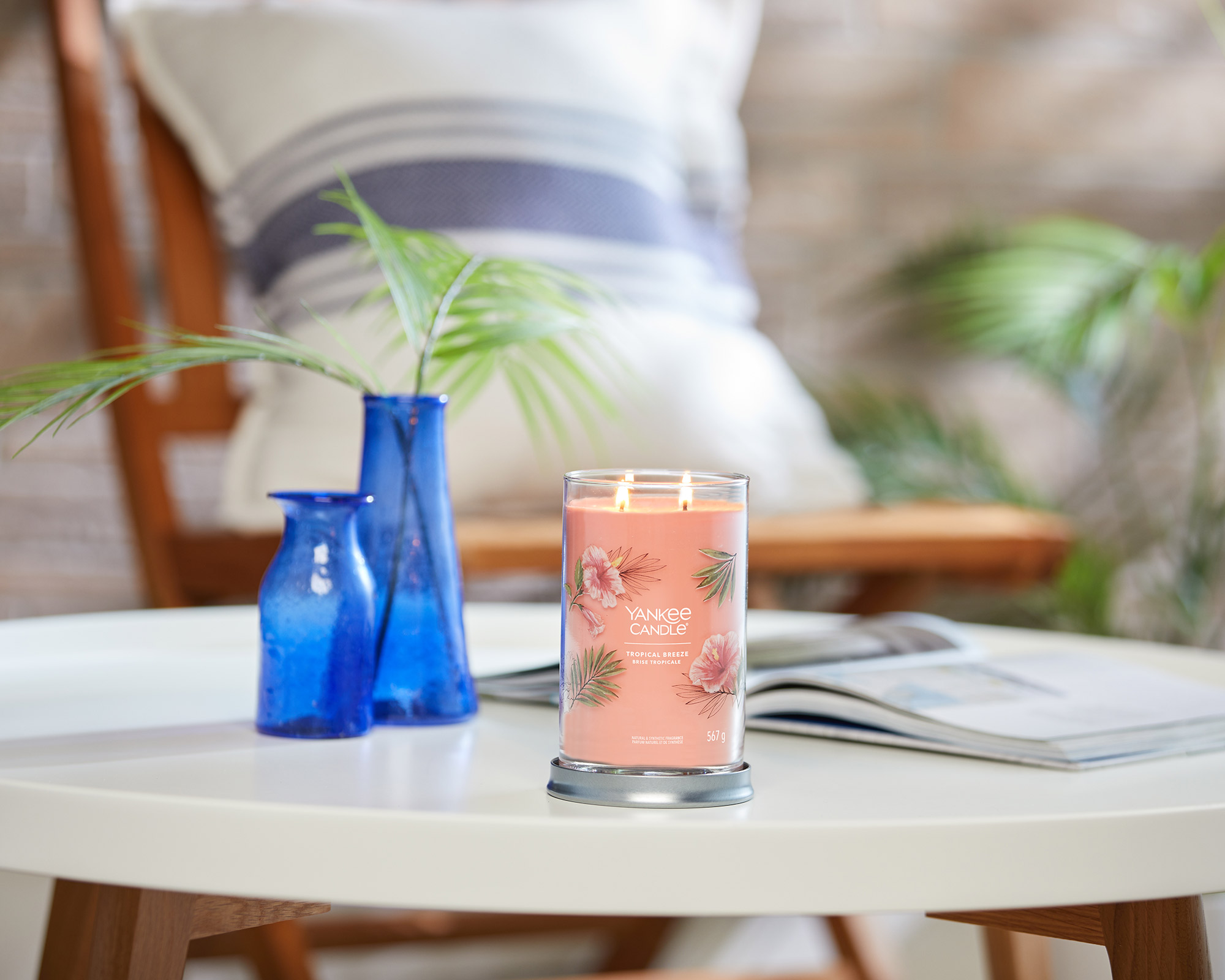 Candela Tumbler Grande Tropical Breeze - Yankee Candle - immagine 10