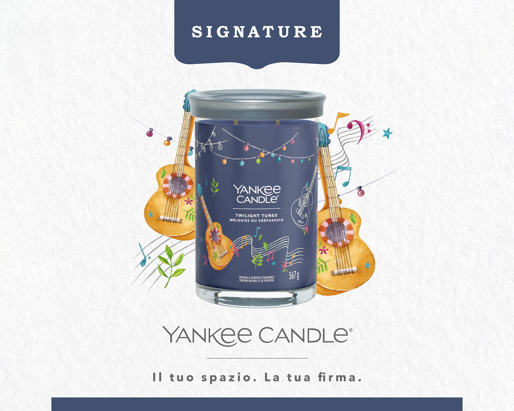 Candela Tumbler Grande Twilight Tunes - Yankee Candle - immagine 3