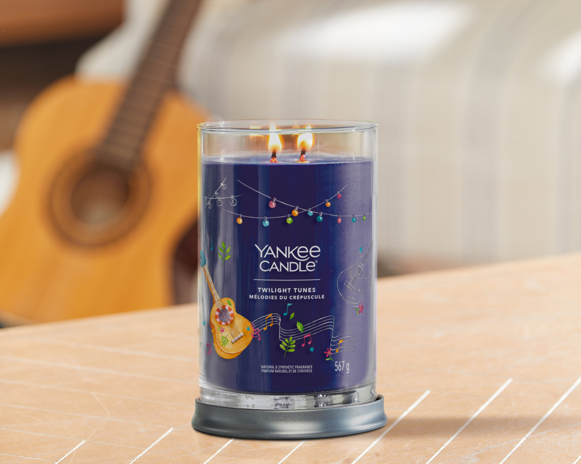 Candela Tumbler Grande Twilight Tunes - Yankee Candle - immagine 7