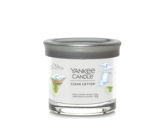 Candela Tumbler Piccola Clean Cotton – Yankee Candle