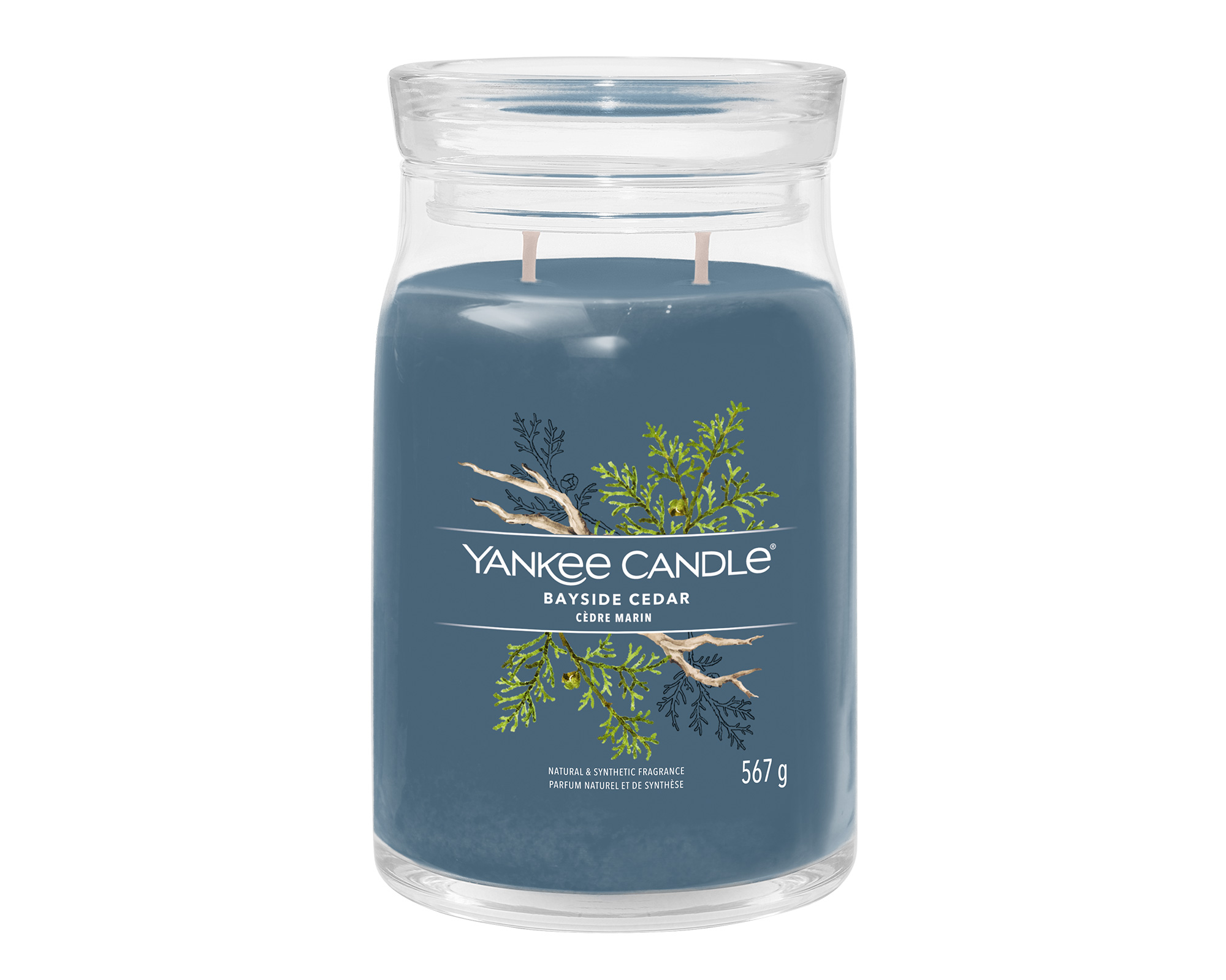 Giara Candela Grande Signature Bayside Cedar - Yankee Candle