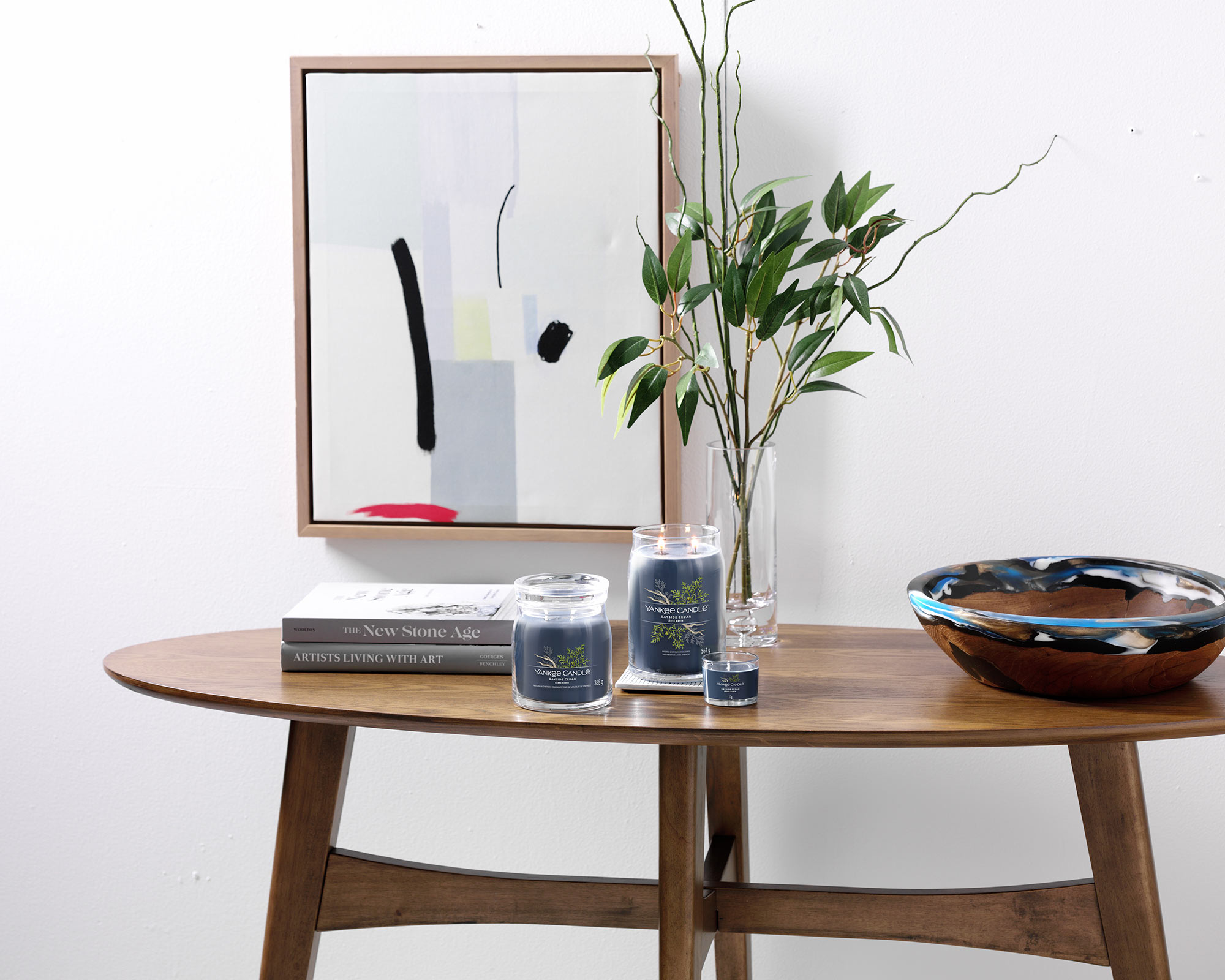 Giara Candela Grande Signature Bayside Cedar - Yankee Candle - immagine 11