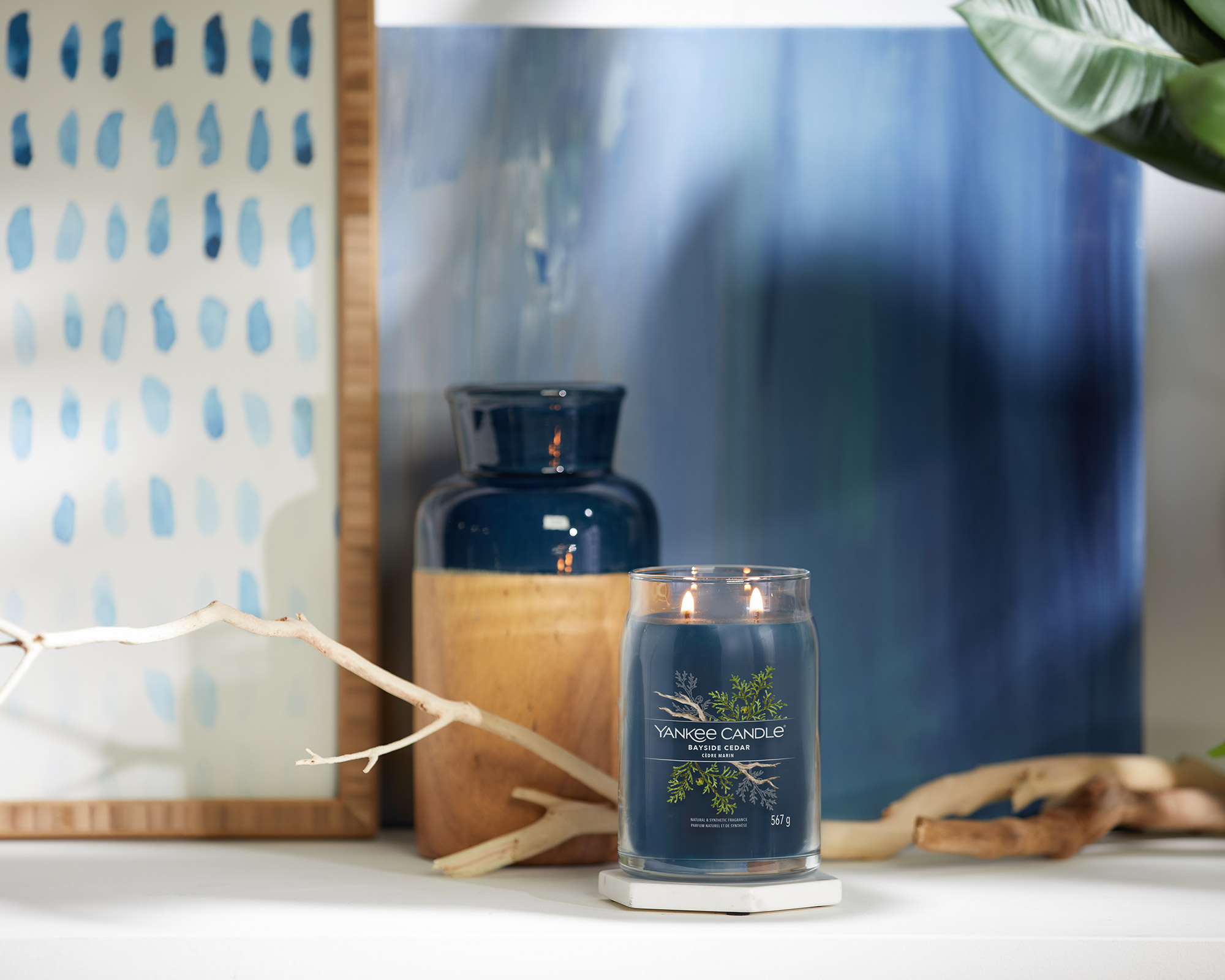 Giara Candela Grande Signature Bayside Cedar - Yankee Candle - immagine 8