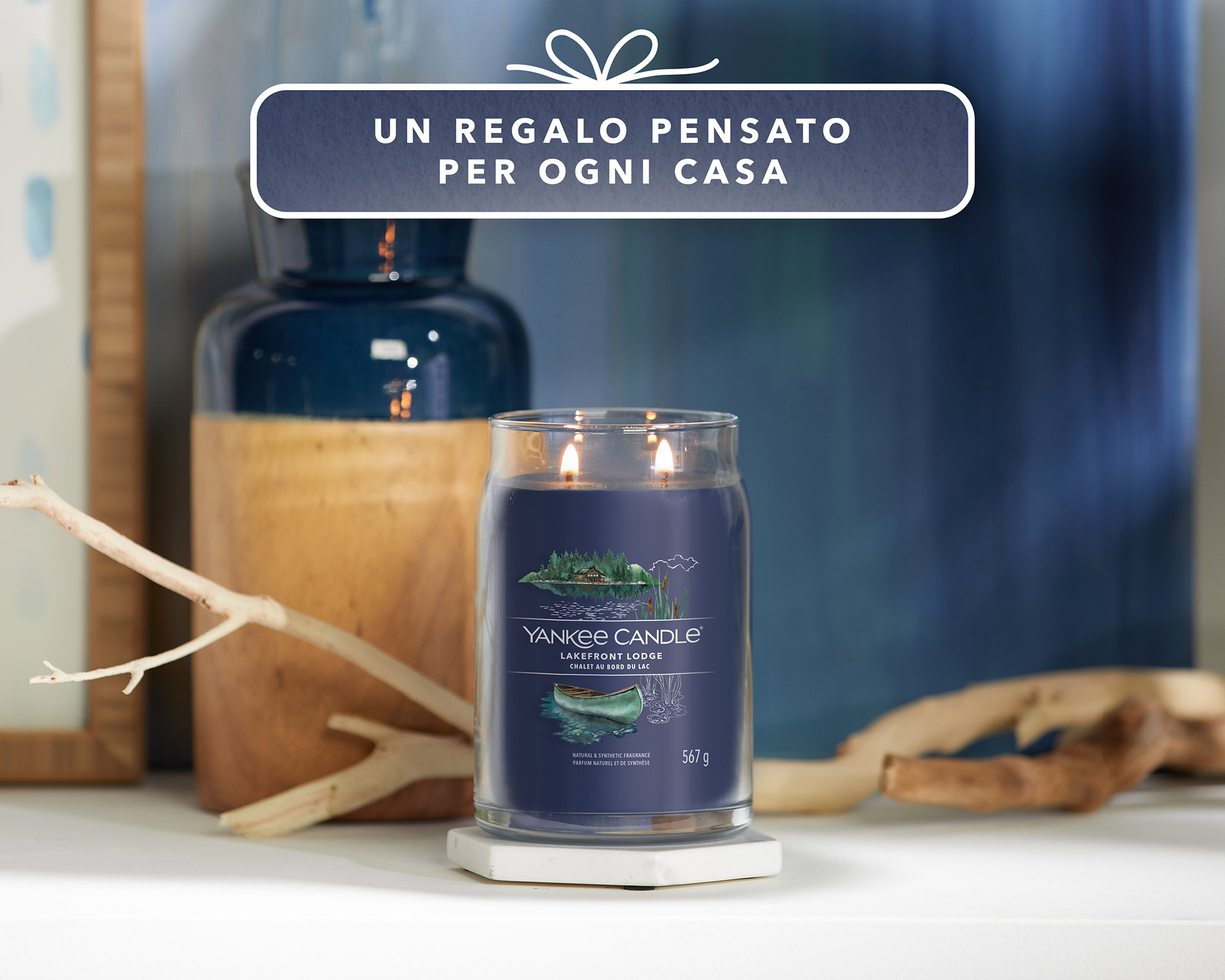 Giara Candela Grande Signature Lakefront Lodge - Yankee Candle - immagine 7