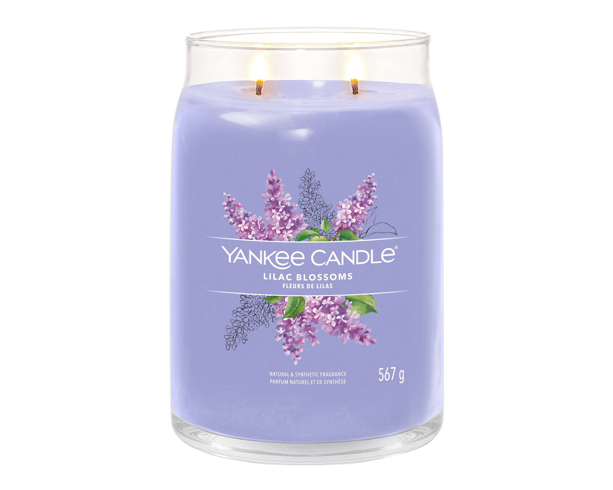 Giara Candela Grande Signature Lilac Blossoms - Yankee Candle - immagine 2