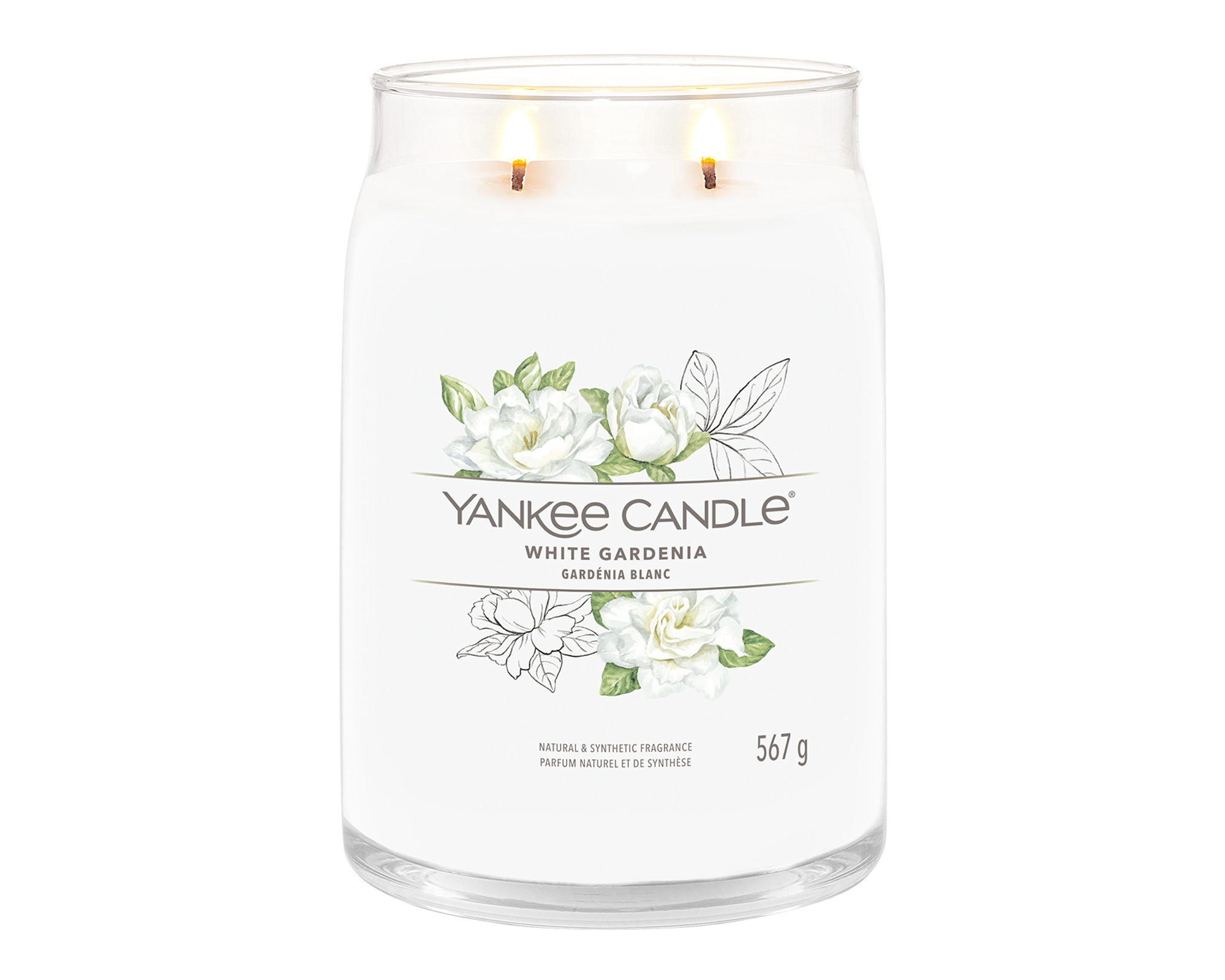 Giara Candela Grande White Gardenia - Yankee Candle - immagine 2
