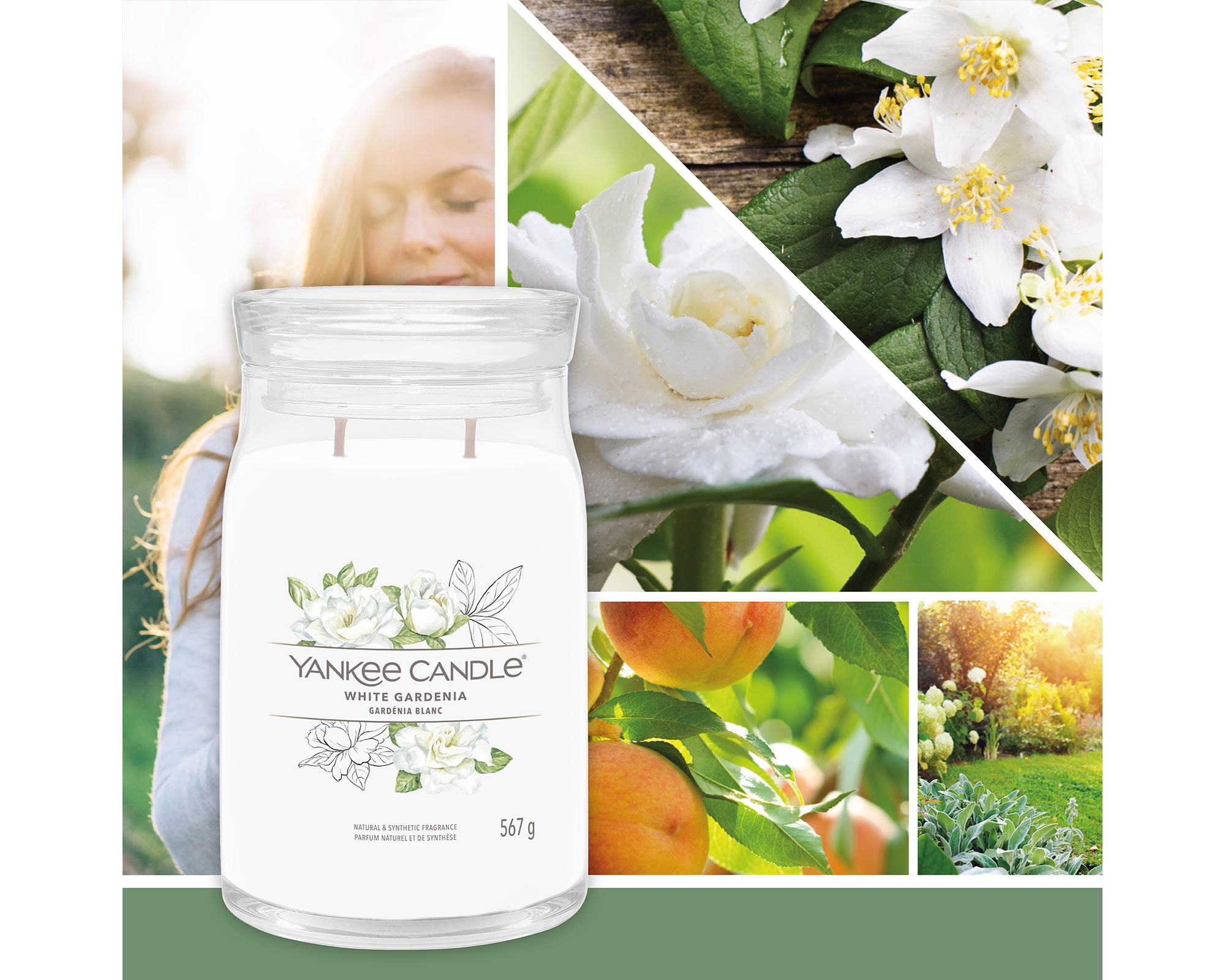 Giara Candela Grande White Gardenia - Yankee Candle - immagine 5