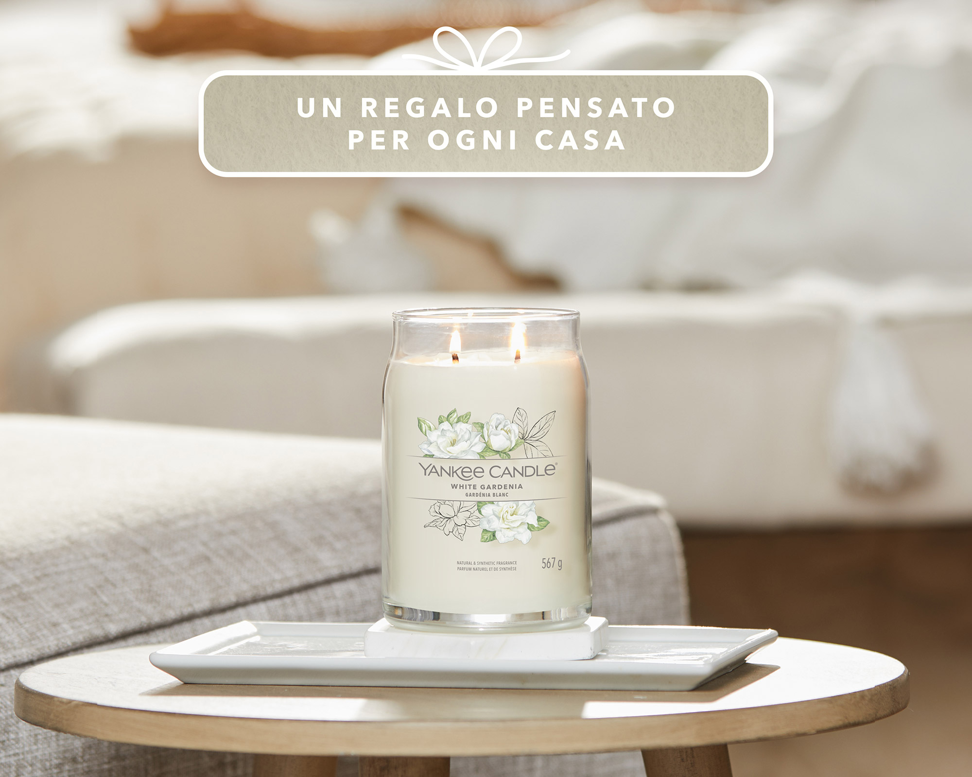 Giara Candela Grande White Gardenia - Yankee Candle - immagine 7