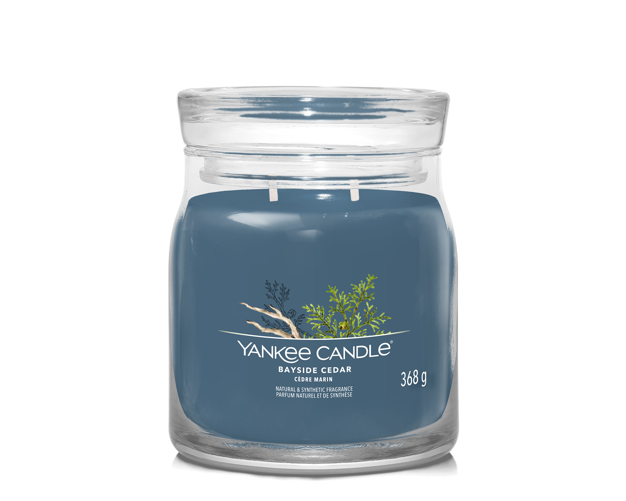 Giara Candela Media Signature Bayside Cedar - Yankee Candle