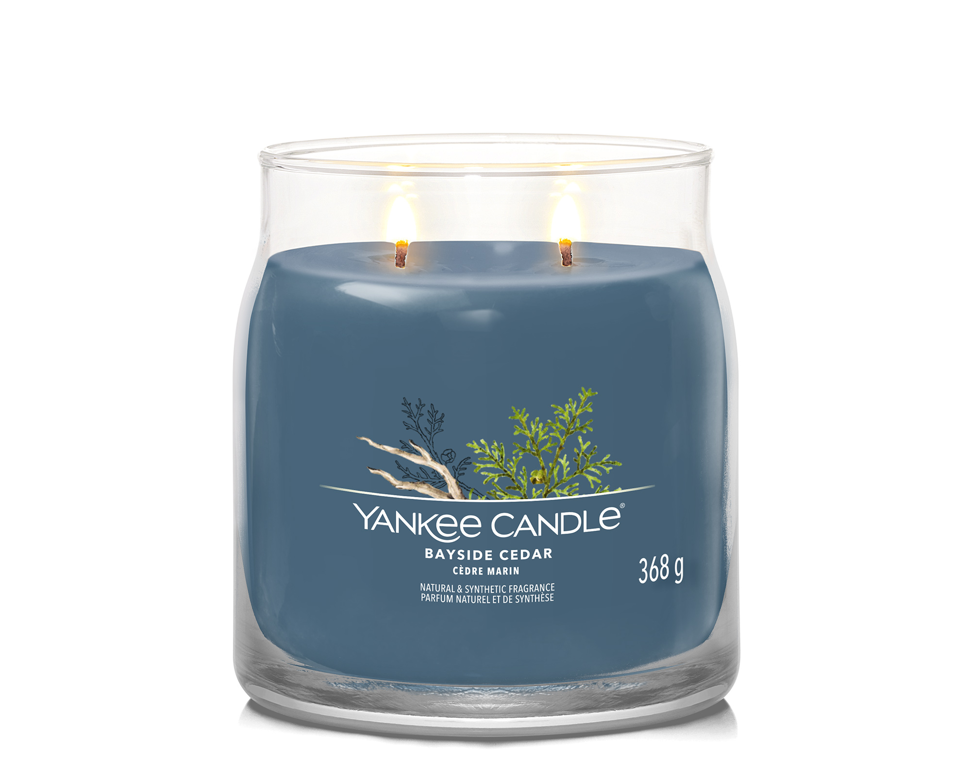 Giara Candela Media Signature Bayside Cedar - Yankee Candle - immagine 2
