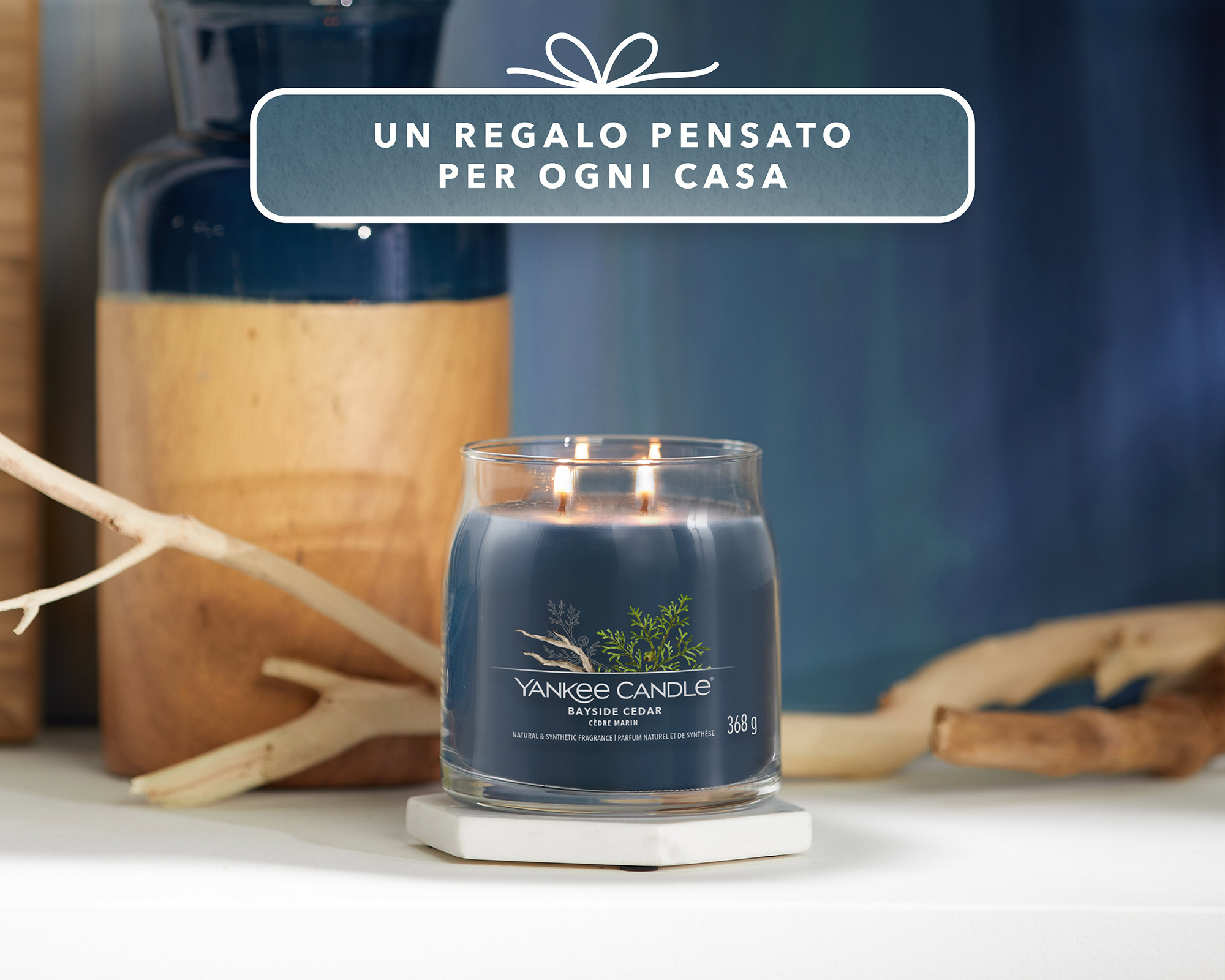 Giara Candela Media Signature Bayside Cedar - Yankee Candle - immagine 6