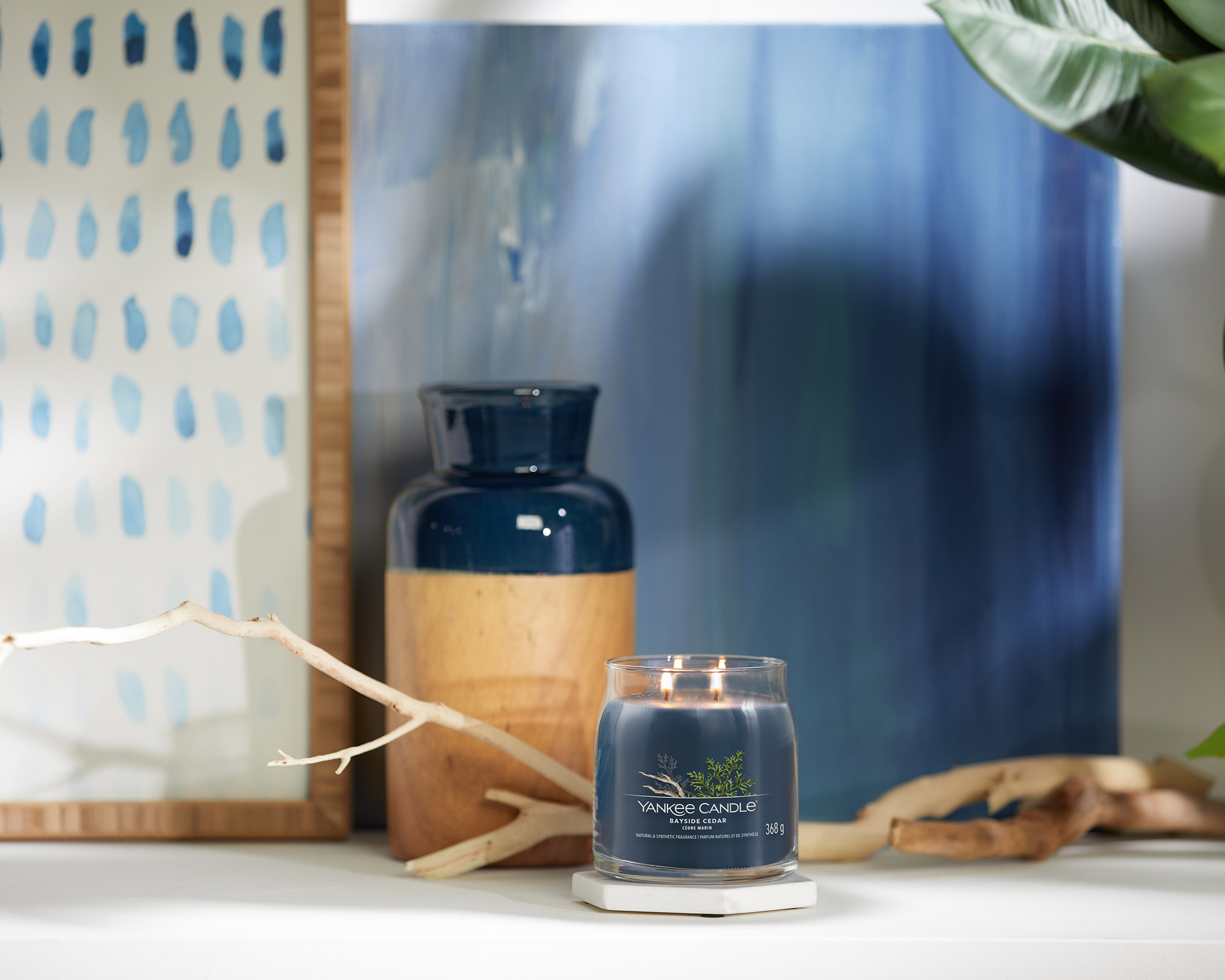 Giara Candela Media Signature Bayside Cedar - Yankee Candle - immagine 7
