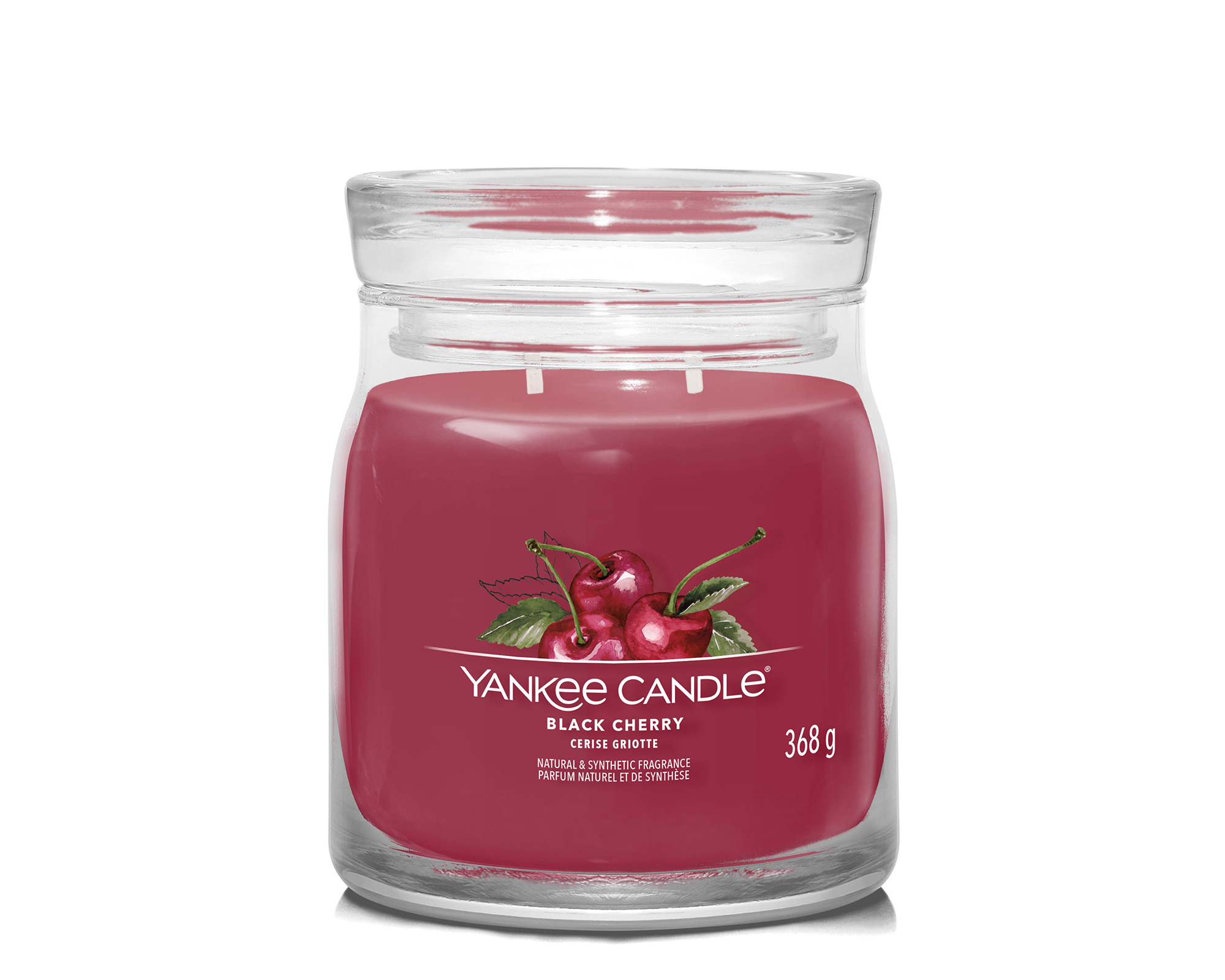 Giara Candela Media Signature Black Cherry - Yankee Candle