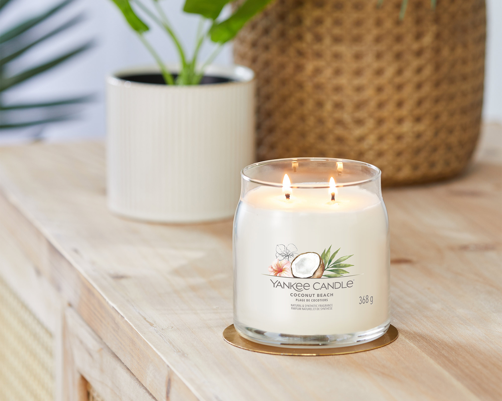 Giara Candela Media Signature Coconut Beach - Yankee Candle - immagine 3