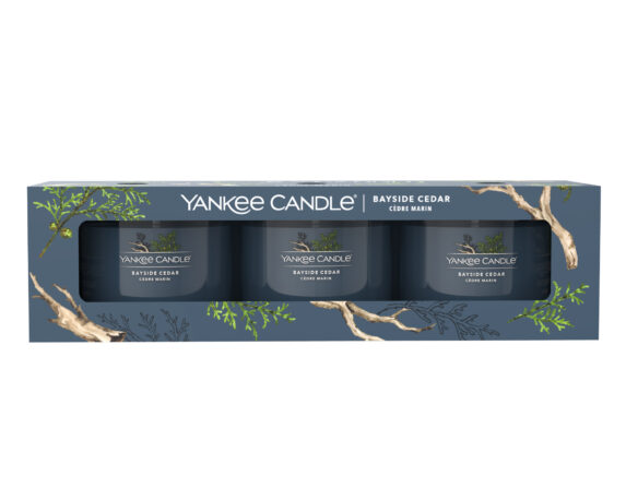 Set 3 Candela Voltiva Singola Bayside Cedar – Yankee Candle