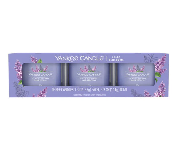 Set 3 Pz Candela Voltiva Singola Lilac Blossoms – Yankee Candle
