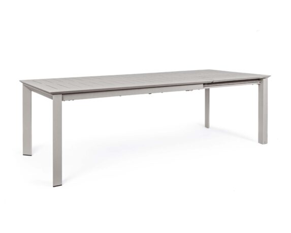 Tavolo Allungabile Konnor 160-240×100 Rastin In Alluminio – Bizzotto