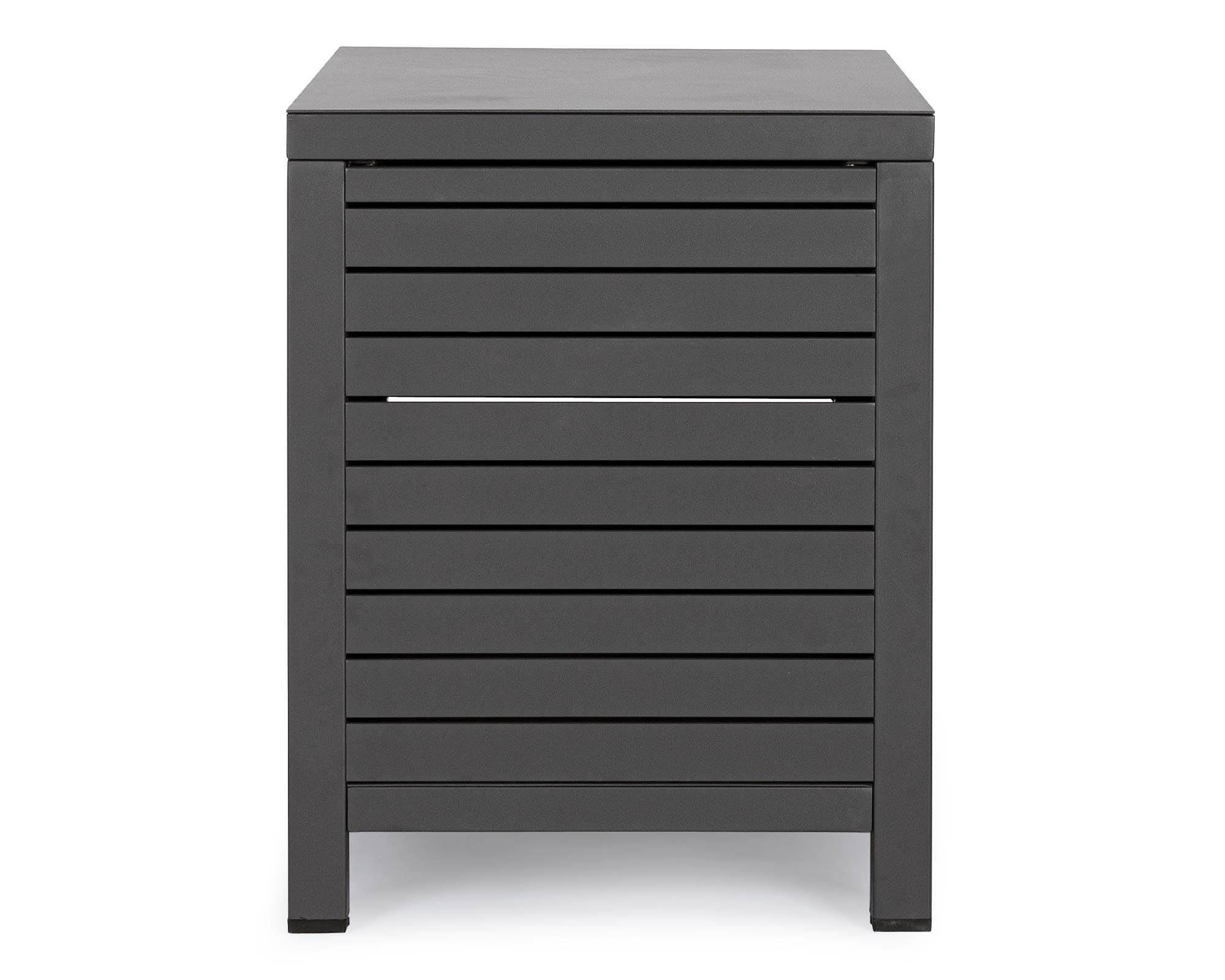 Baule Bizzotto Atlantic L Antracite | Con Ruote | Per Esterno Giardino | Con Cuscini - Foto 7