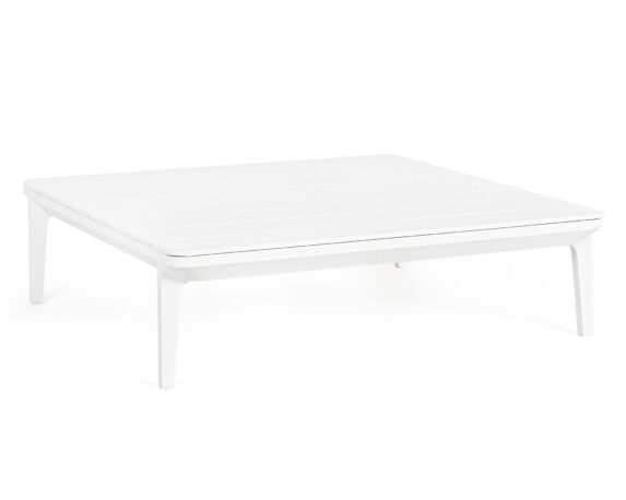 Tavolino Matrix 99×99 Bianco WG20 In Alluminio – Bizzotto